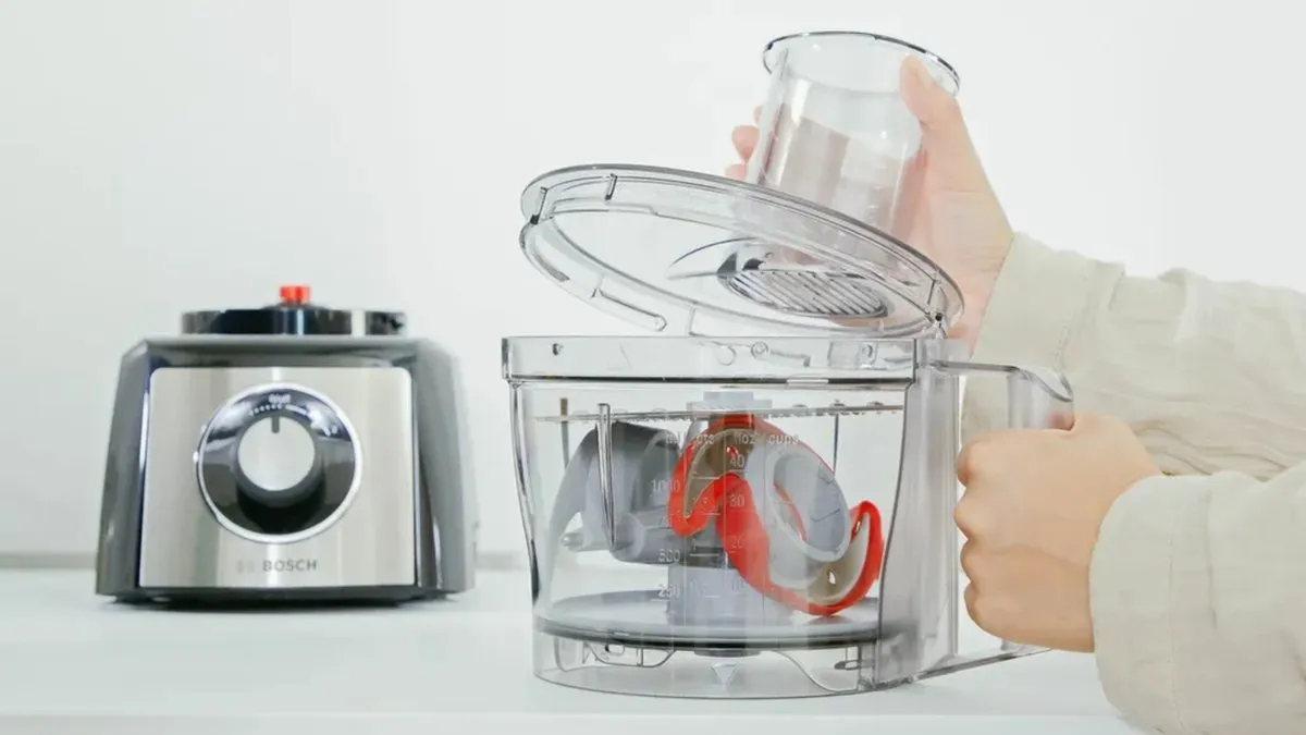 Bosch MCM3PM386 MultiTalent 3 Foodprocessor 900W - Zwart/RVS