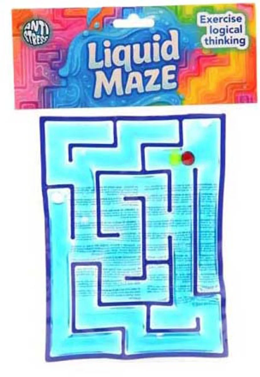 Johntoy Squeezy Water Doolhof - Multi kleuren