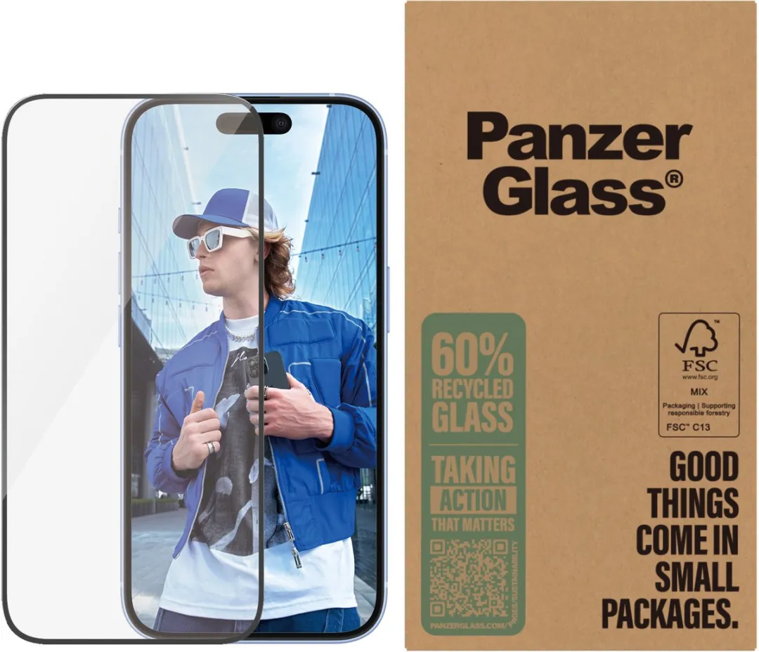 PanzerGlass iPhone 15 Screen Protector Bulk - 50 Stuks