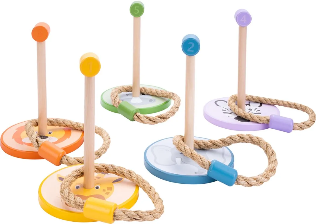 Angel Toys Ringwerpspel Dieren - 5 Kleuren