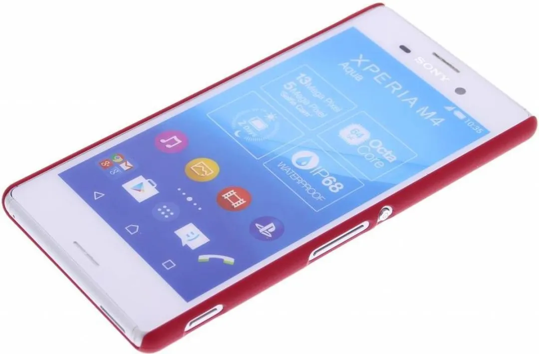 Nillkin Frosted Shield Hoesje Sony Xperia M4 Aqua - Rood - afbeelding 3 van 6