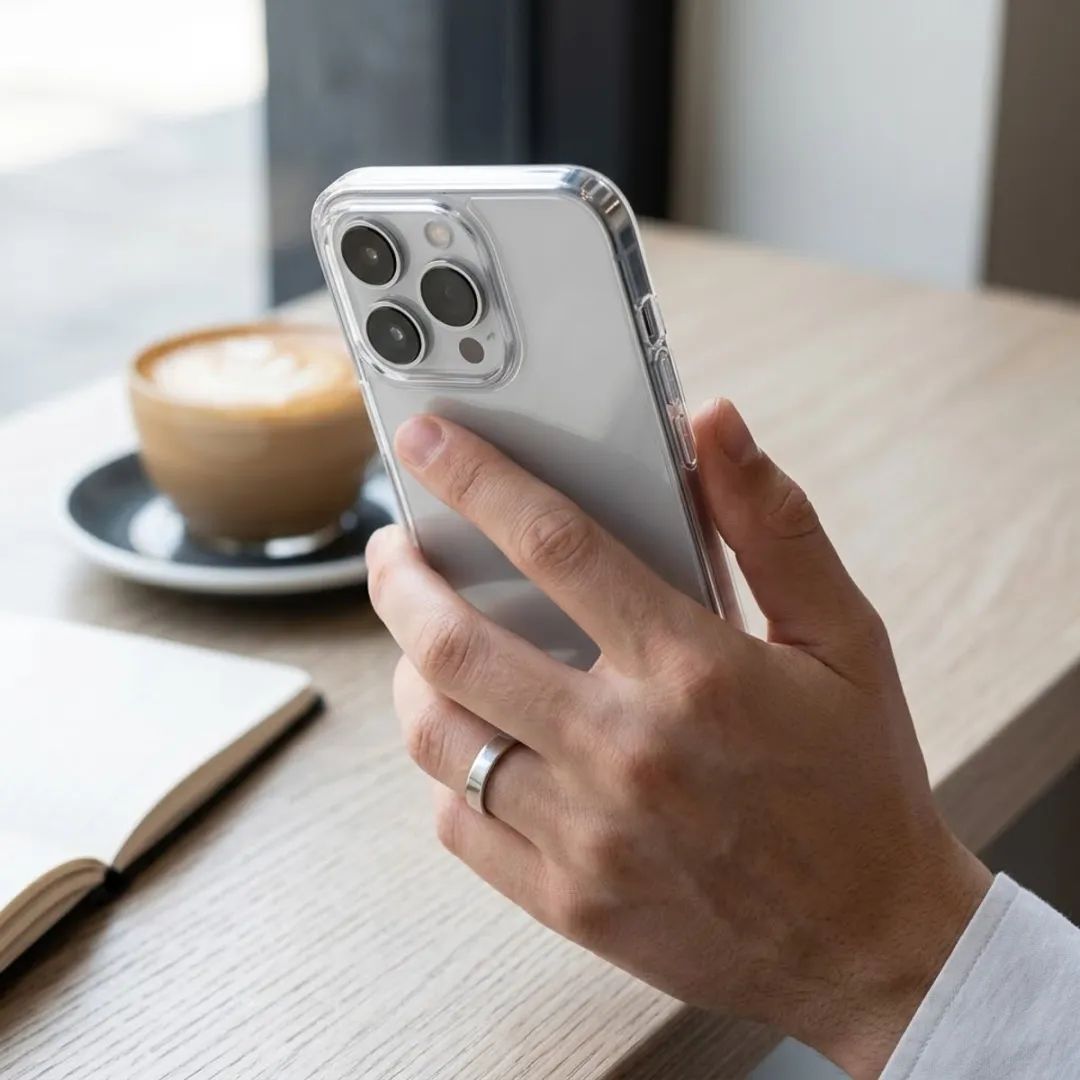 NUVEX iPhone 17 Pro Max TPU Hoesje - Transparant