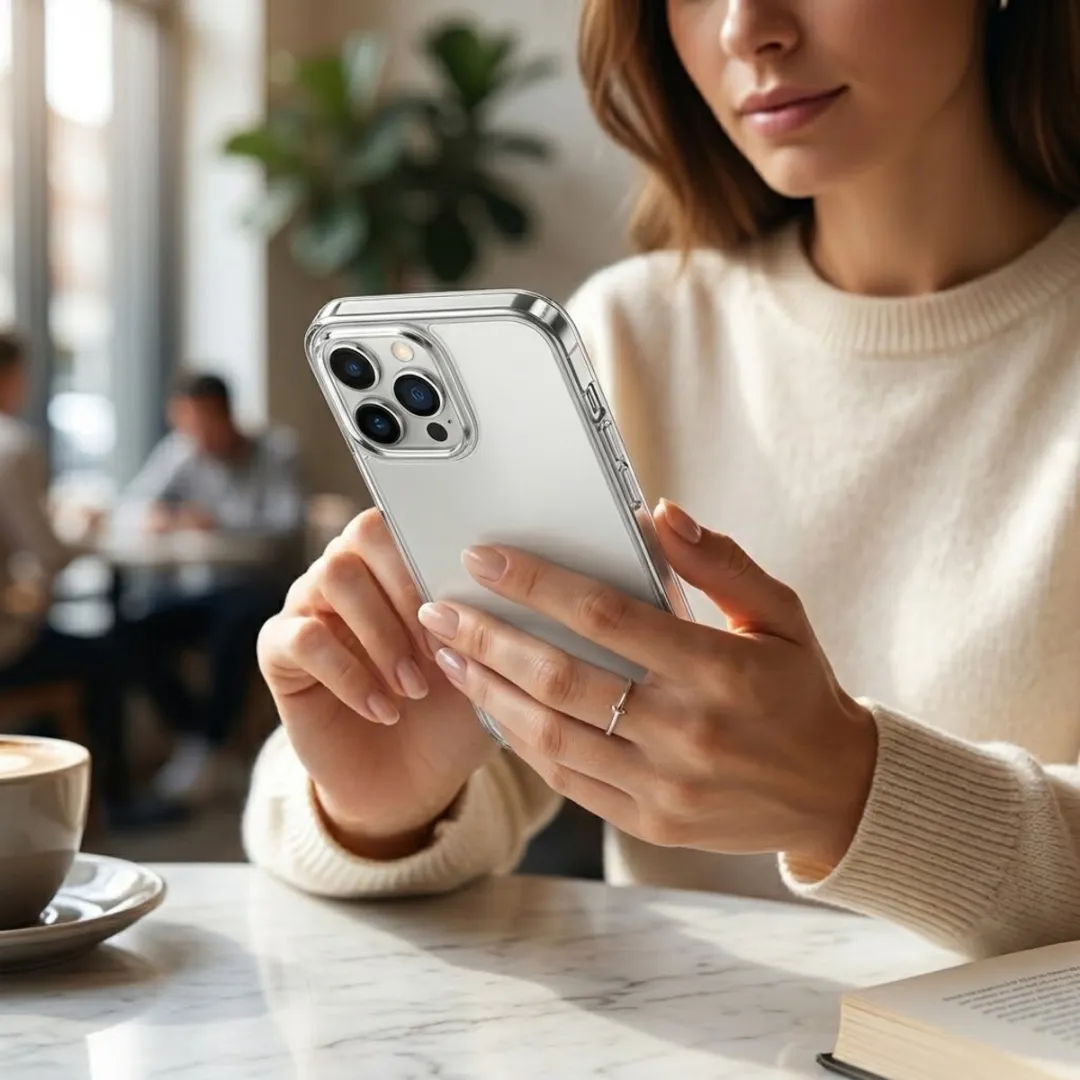 NUVEX iPhone 17 Pro Max TPU Hoesje - Transparant