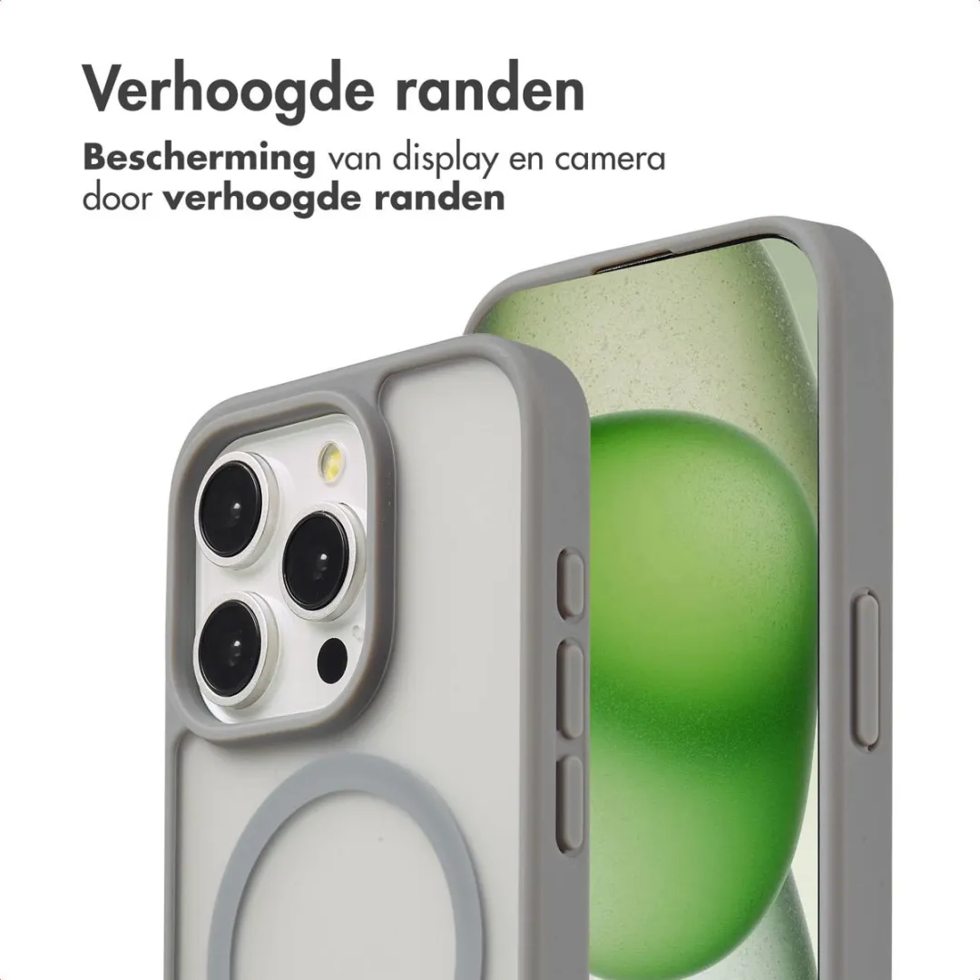 imoshion Hoesje iPhone 15 Pro MagSafe - Grijs