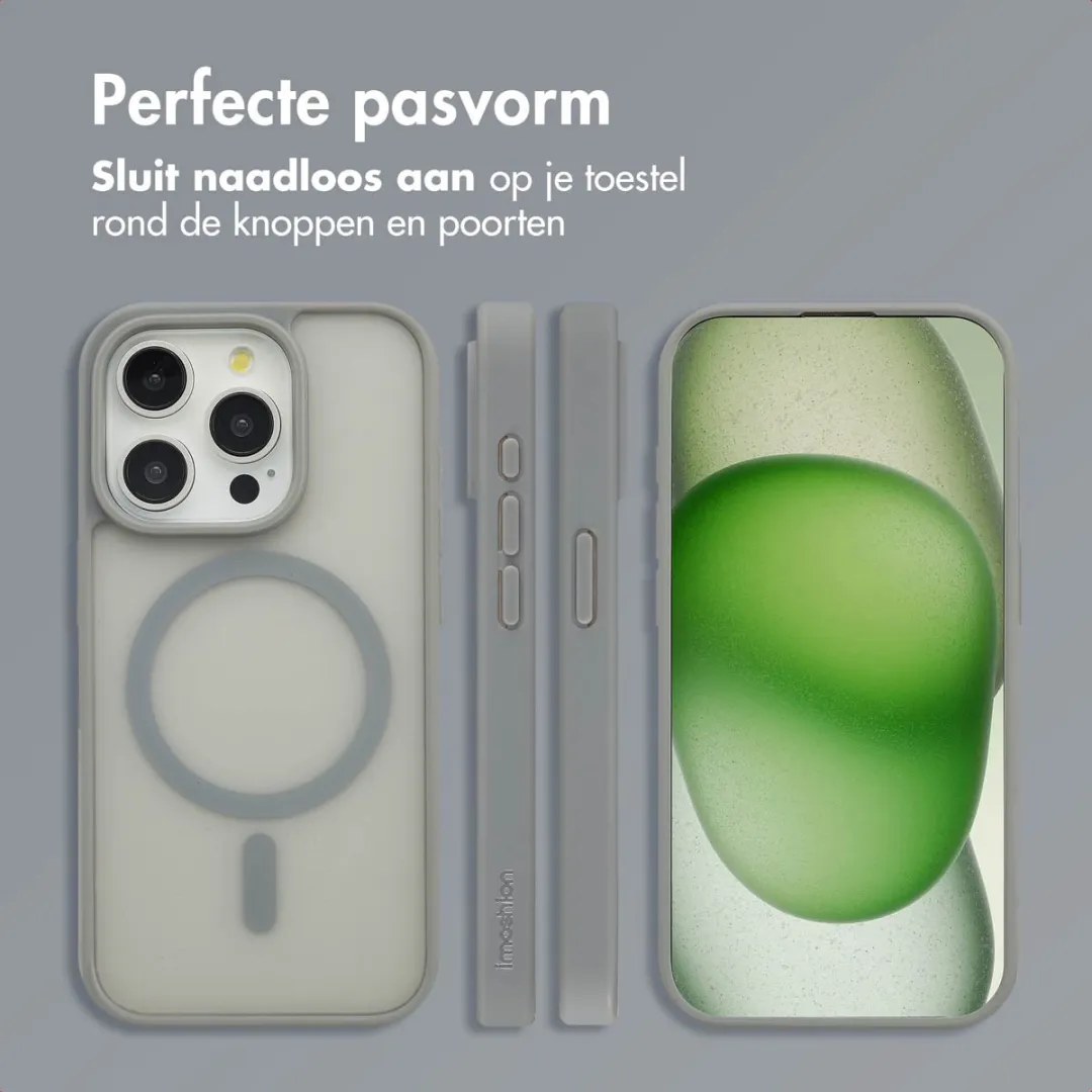 imoshion Hoesje iPhone 15 Pro MagSafe - Grijs - afbeelding 6 van 6