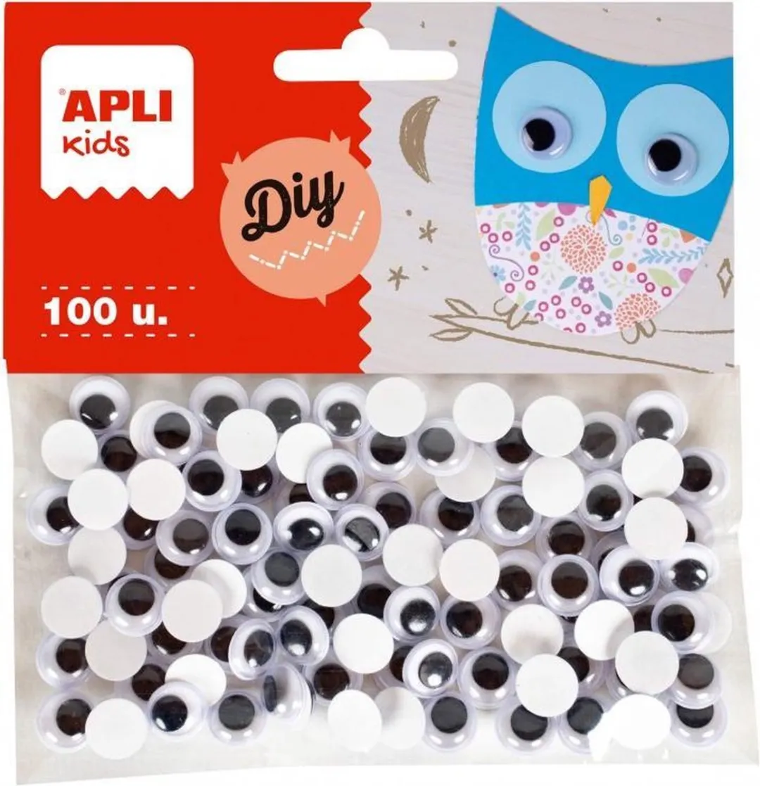 Apli Kids Zelfklevende Ogen 10mm