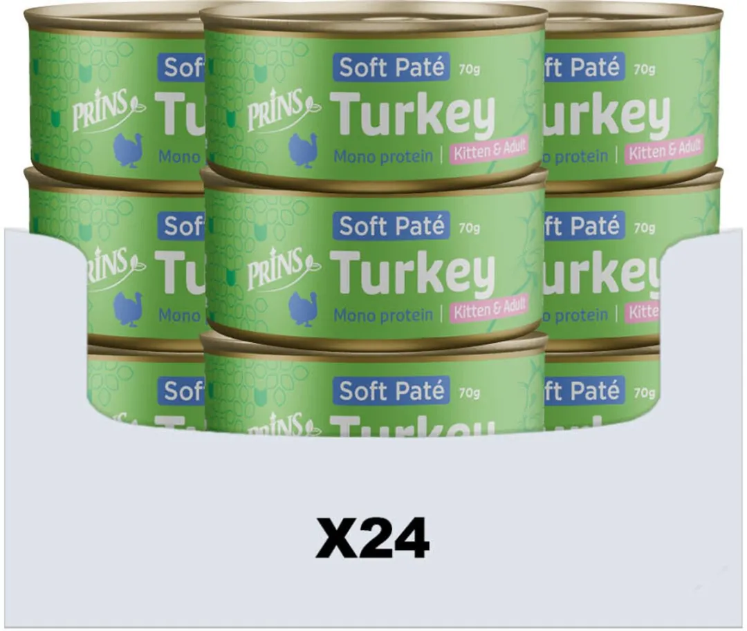 Prins Soft Paté Kalkoen Kattenvoer
