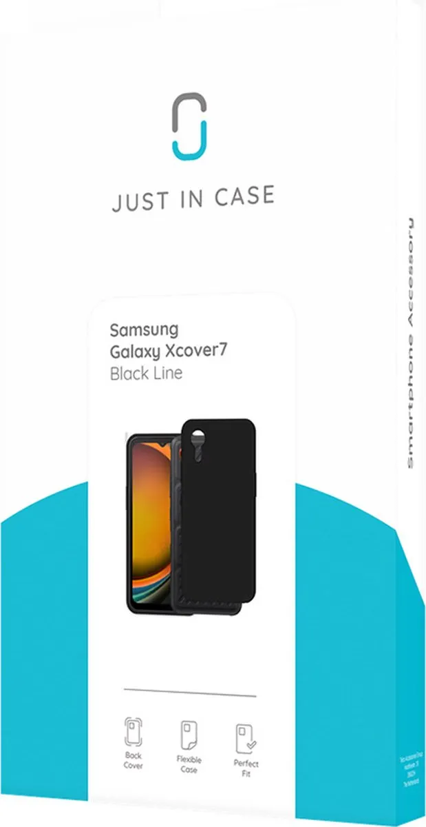 Just in Case TPU Hoesje Samsung Galaxy Xcover7 - Zwart