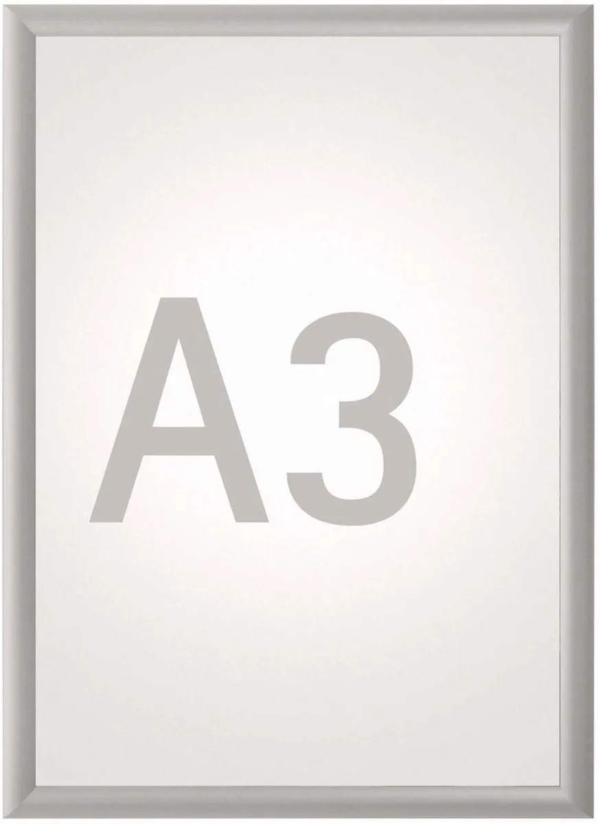 MAUL Klapbare Wissellijst A3 Aluminium