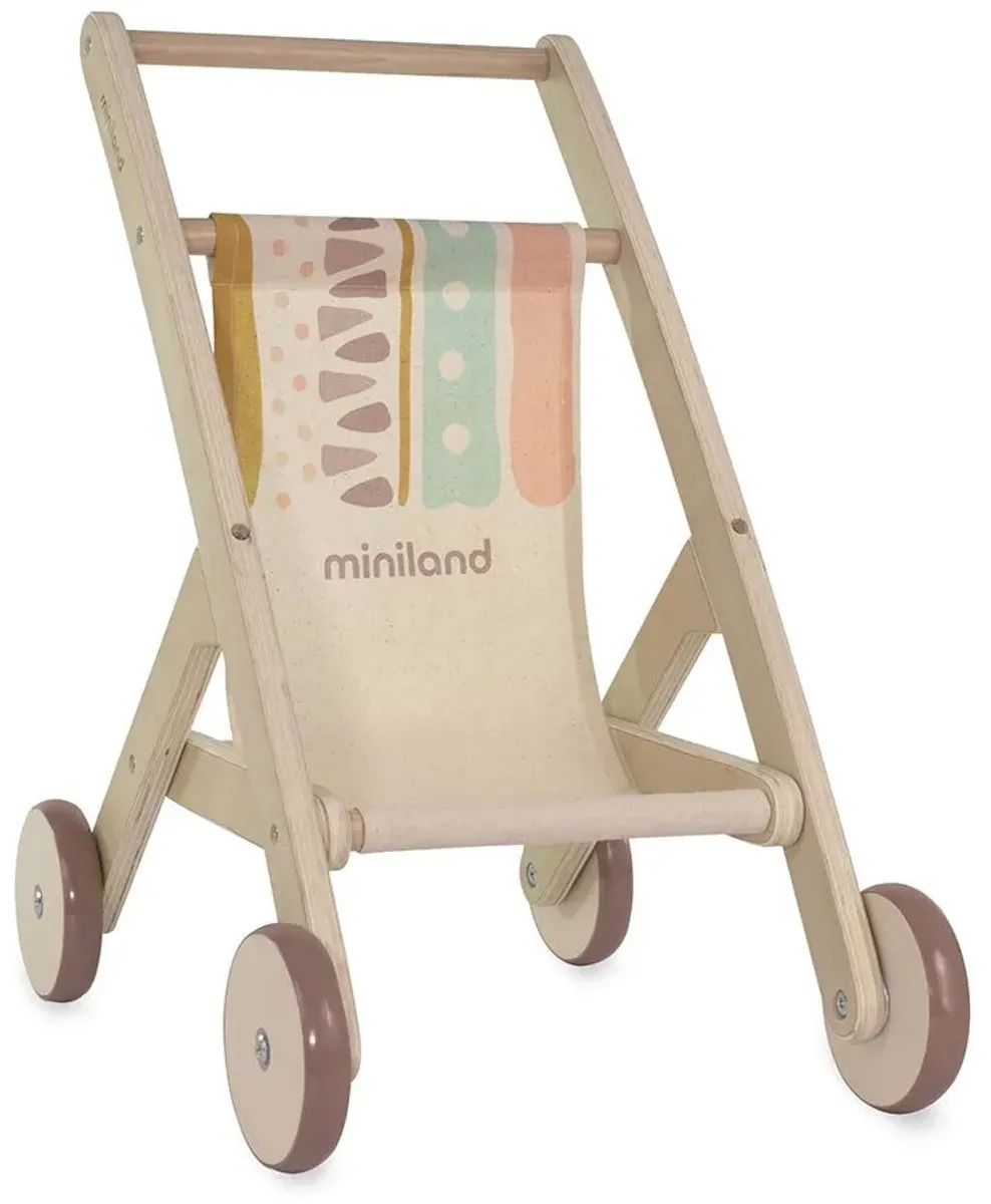 Miniland Poppenbuggy 50cm Naturel - 8231185