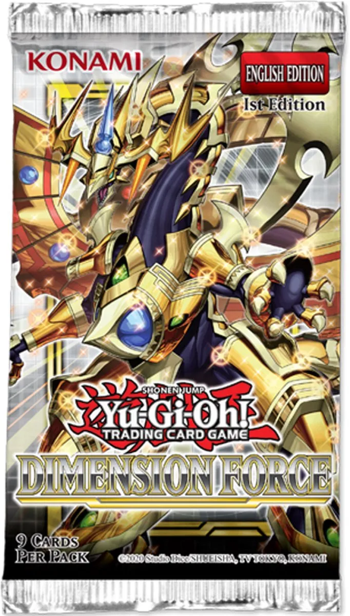 Yu-Gi-Oh! Dimension Force Booster Pack 123nvt123