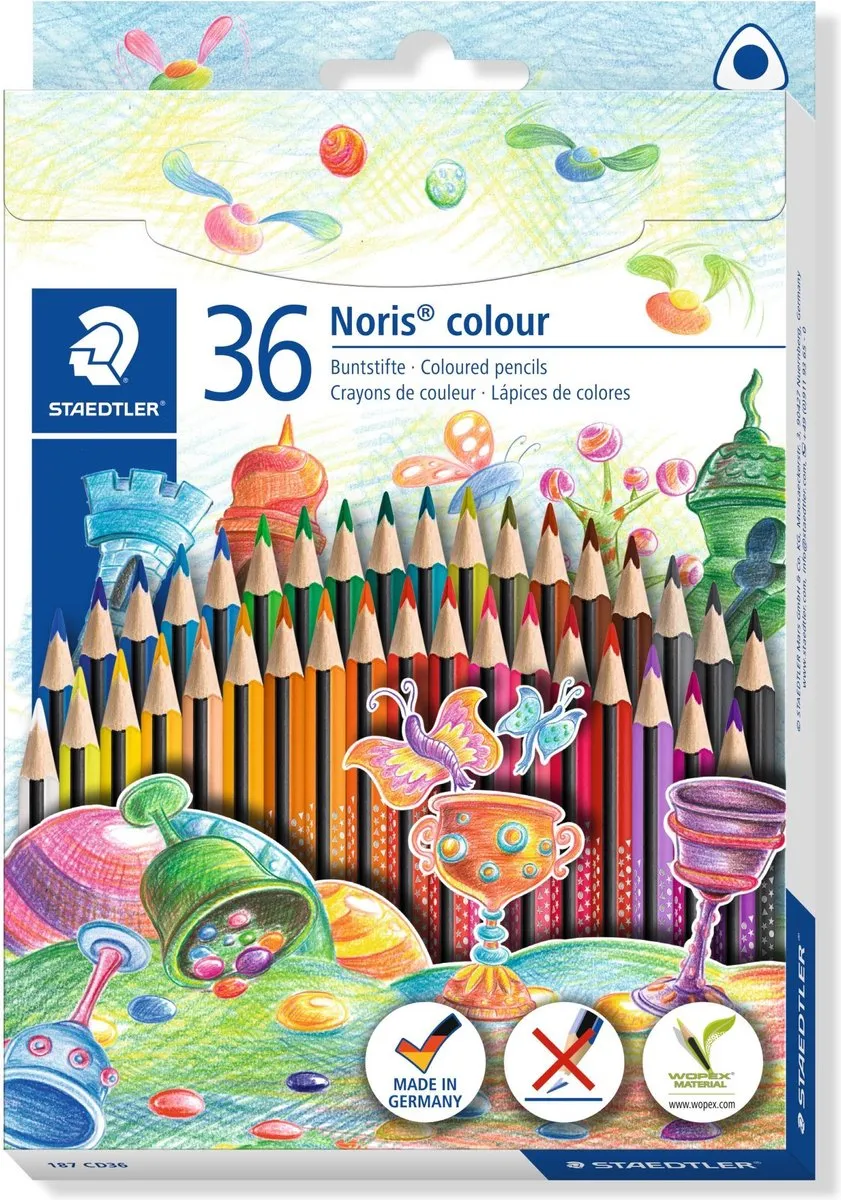 STAEDTLER Noris Colour Driekantig Kleurpotlood