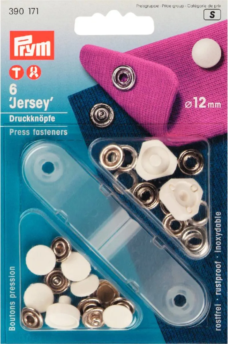 Prym Jersey Naaivrijdrukknoop 12mm