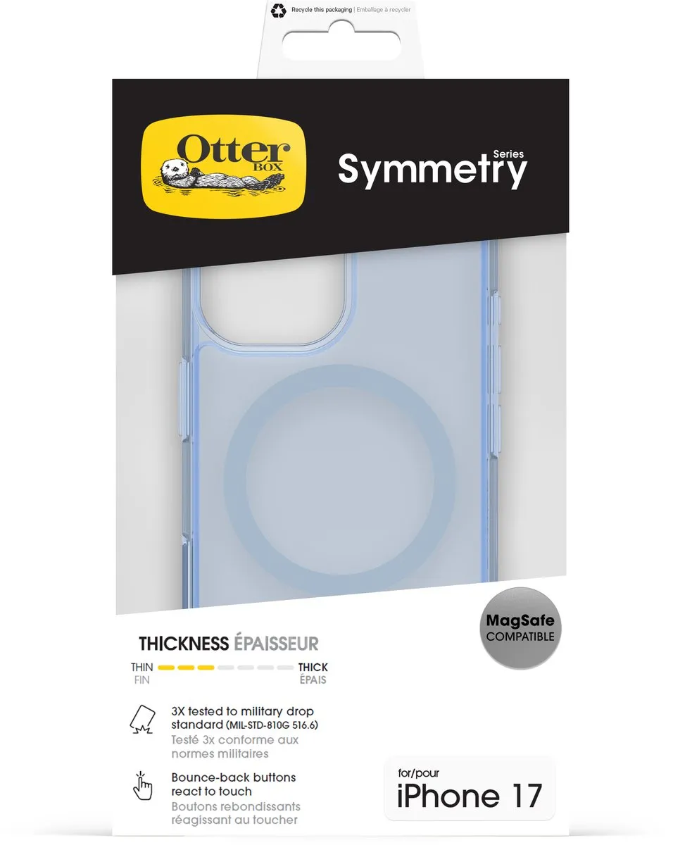 OtterBox Symmetry 77-98799 Hoesje - iPhone 17 - Lichtblauw