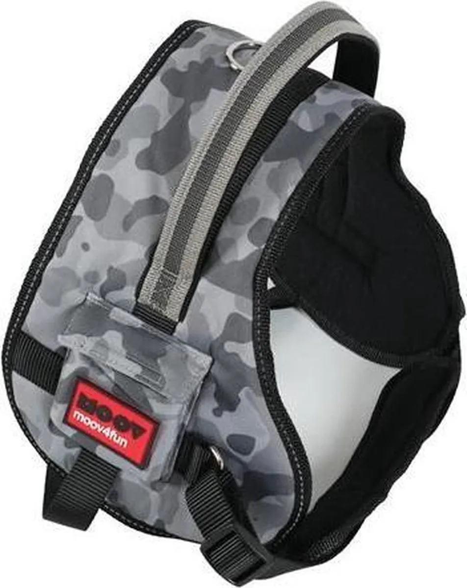 Zolux Moov 81-110cm Nylon Hondentuigje - Grijs