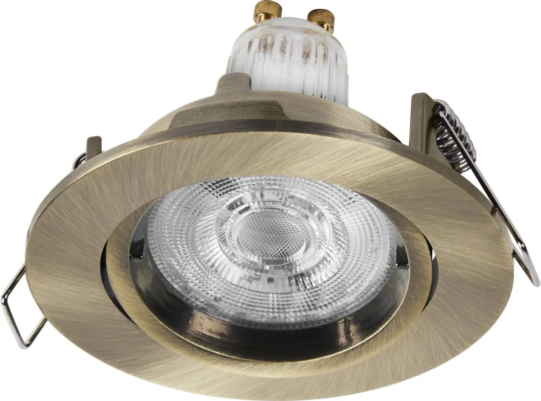 Osram Spot Set Twistlock LED Inbouwspot 2.6W 2700K - 3 Stuks - Green Brass