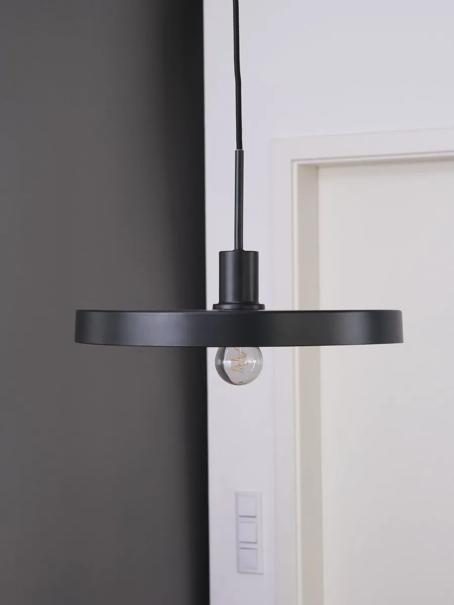 Osram Decor Plate Hanglamp E27 400mm - Zwart/Beige