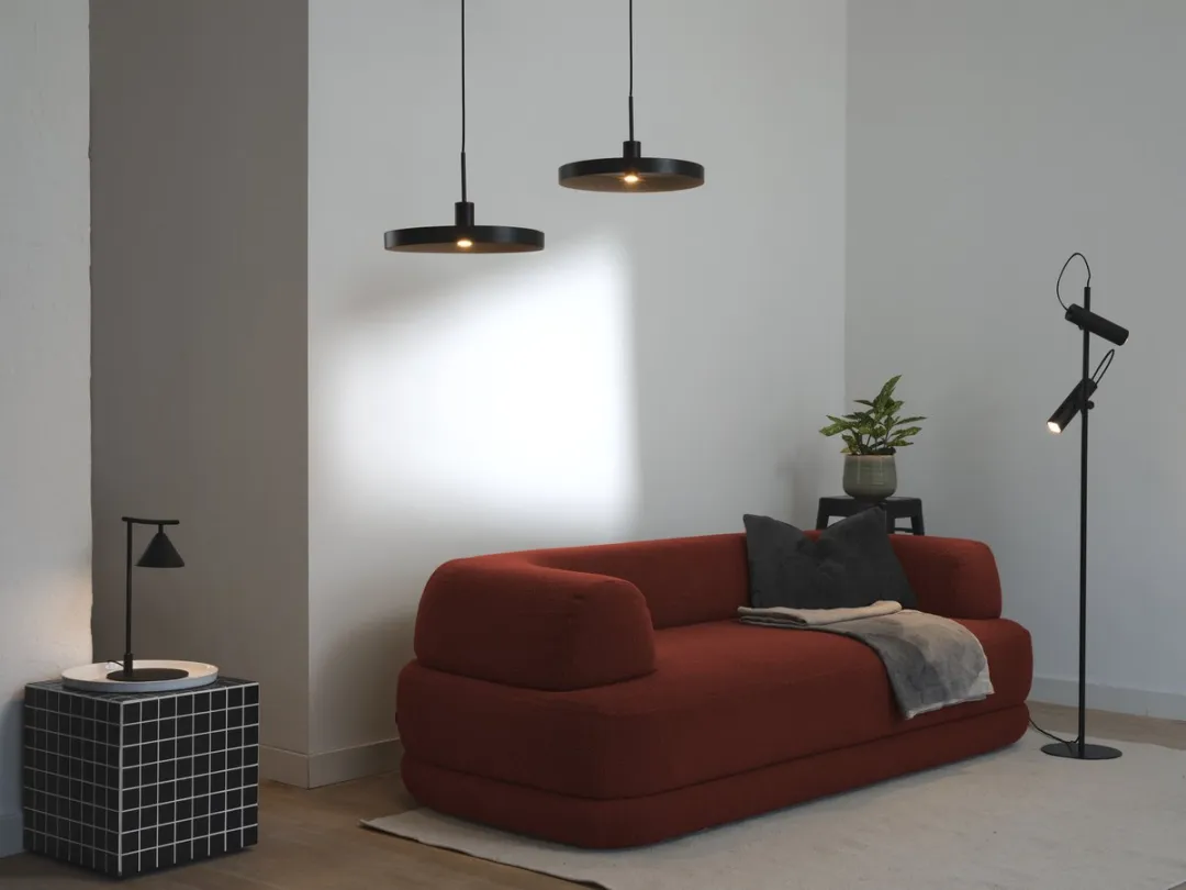 Osram Decor Plate Hanglamp E27 400mm - Zwart/Beige