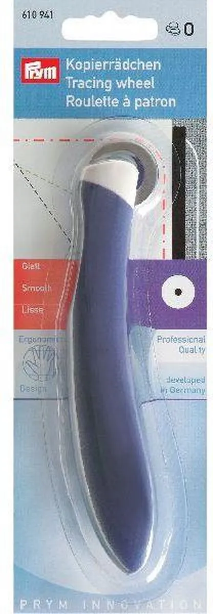 Prym Ergonomics Radeerwieltje - Paars/Wit