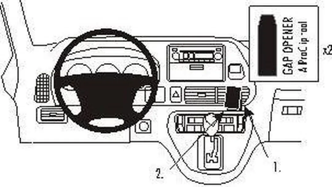 Brodit Proclip Angled Mount 853167