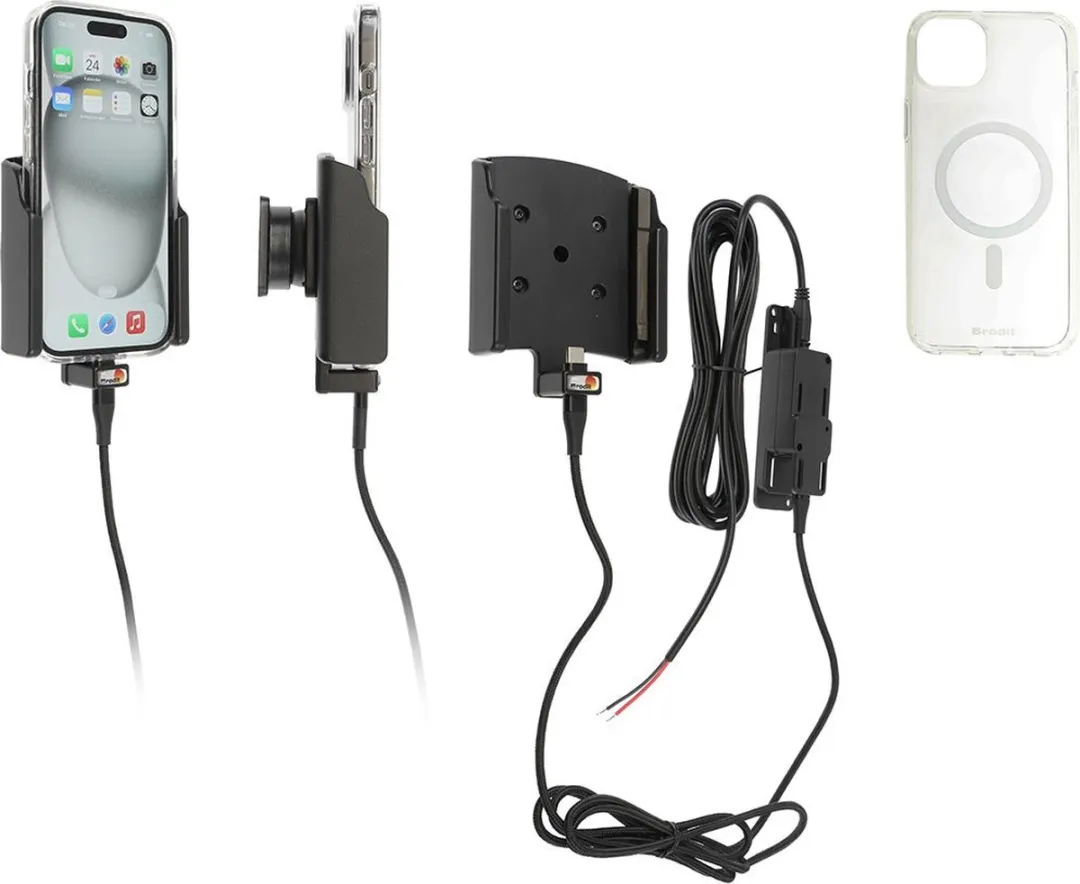 Brodit iPhone 15 Houder 727393 - Zwart