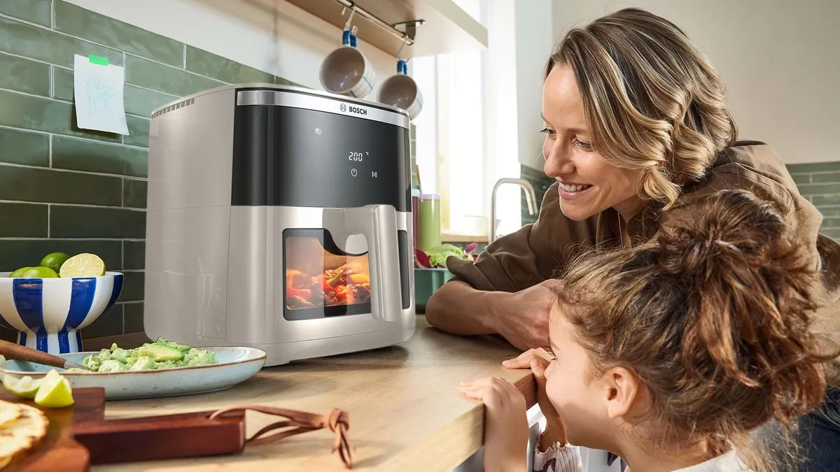 Bosch MAF671C0 Airfryer XXL Serie 6 - 7,2L - 1800W - Dark Cream