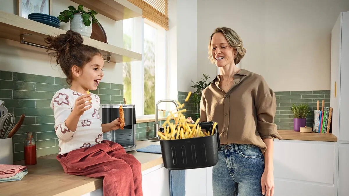 Bosch MAF671C0 Airfryer XXL Serie 6 - 7,2L - 1800W - Dark Cream - afbeelding 6 van 6