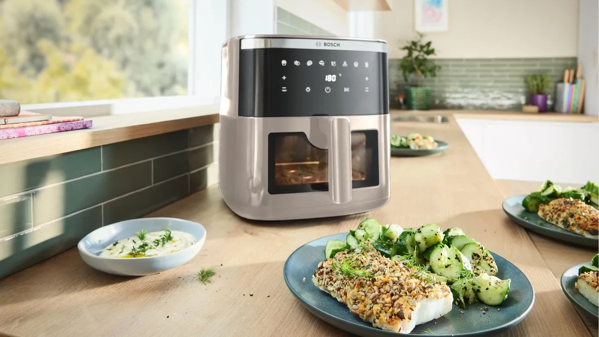 Bosch MAF671C0 Airfryer XXL Serie 6 - 7,2L - 1800W - Dark Cream