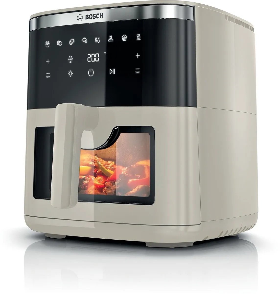 Bosch MAF671C0 Airfryer XXL Serie 6 - 7,2L - 1800W - Dark Cream