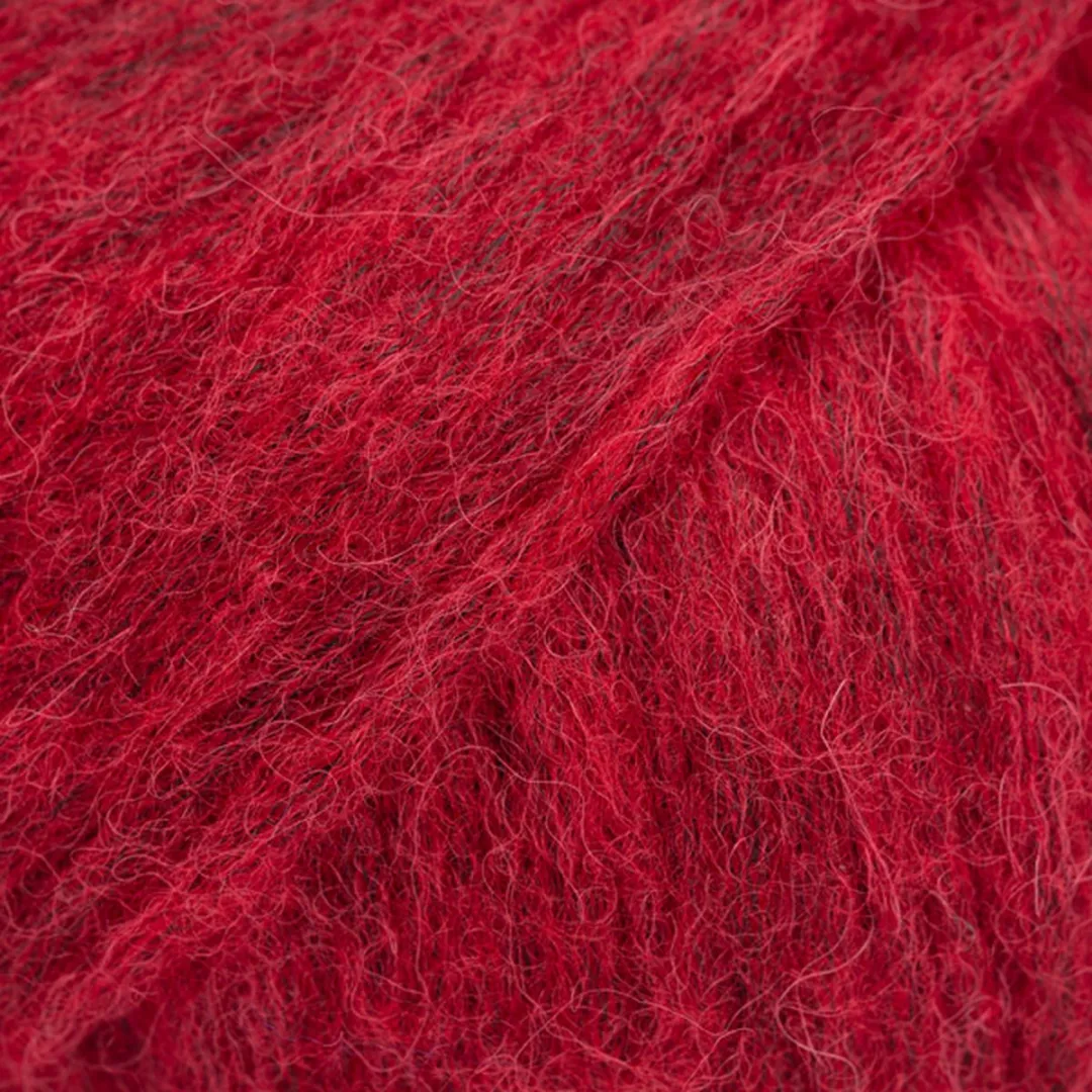 Drops Air Uni Colour Wol Garen 44 Karmijnrood