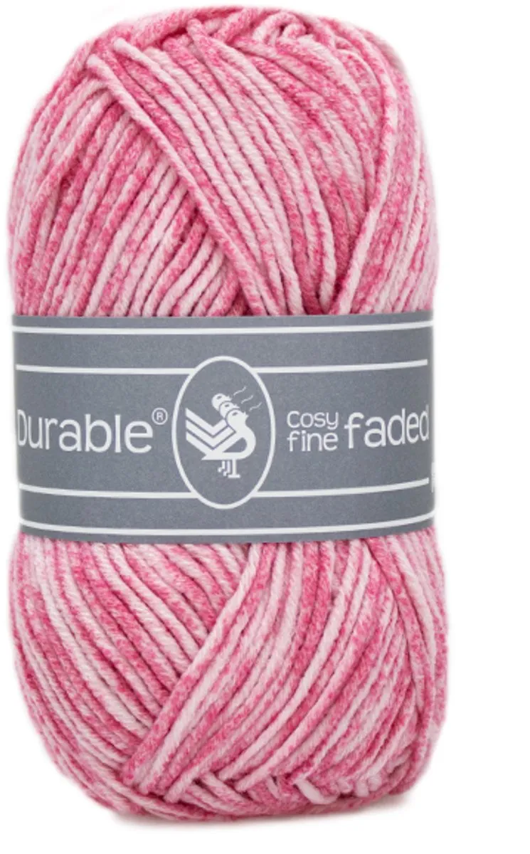 Durable Cosy Fine Faded - 237 - 1 Stuk - Fuchsia - afbeelding 6 van 6