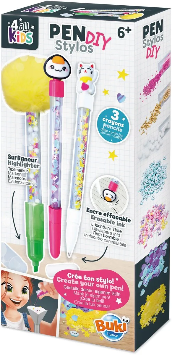 Buki Kawaii DIY Balpen Set
