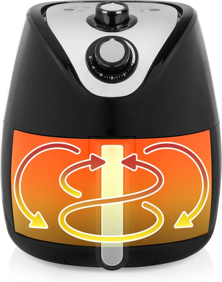 Tristar FR-6994 Airfryer XL 4,5L - 6 Personen - Zwart - afbeelding 3 van 6