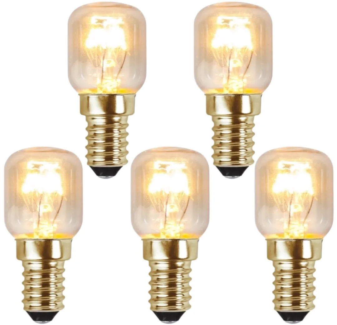 Star Trading Ovenlampje E14 25W Extra Warm Wit - 5 Stuks