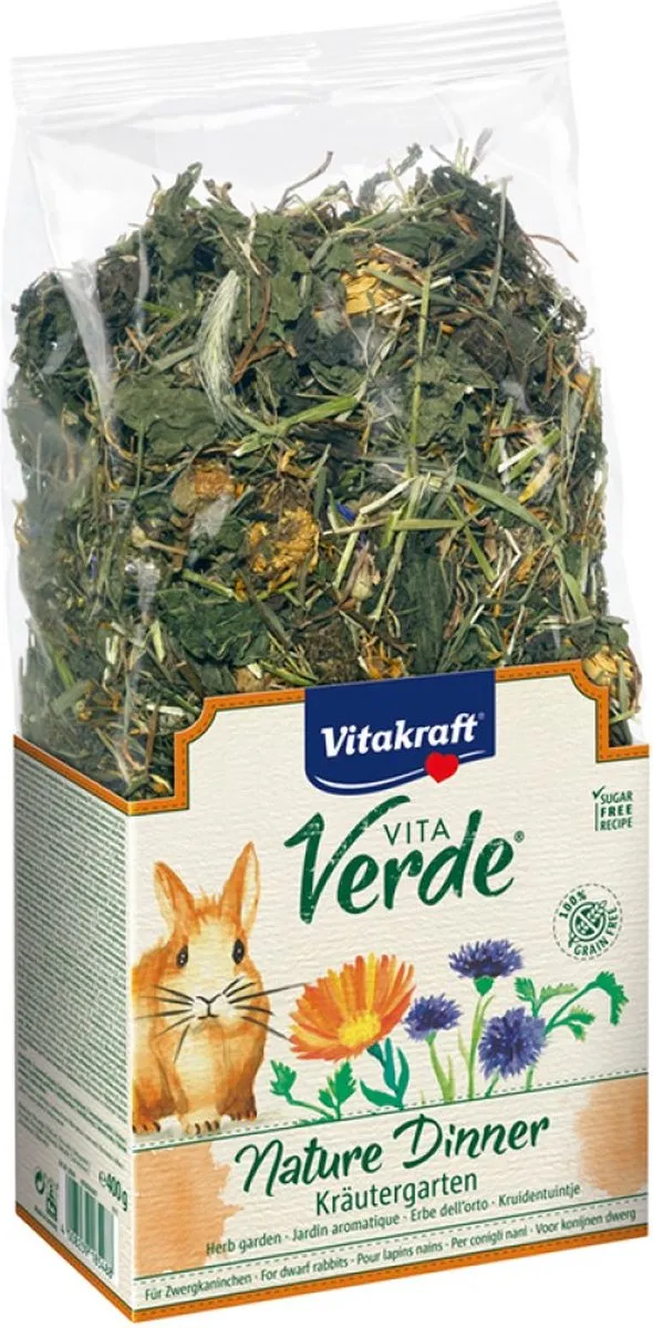 Vitakraft Nature Dinner Dwergkonijn Graanvrij 400g
