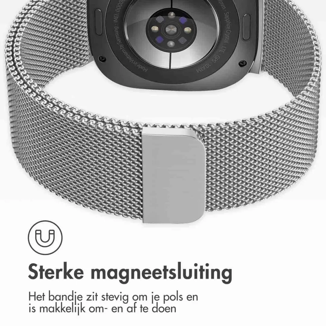 Imoshion Milanees Magnetisch Bandje Zilver - Samsung Galaxy Watch Ultra