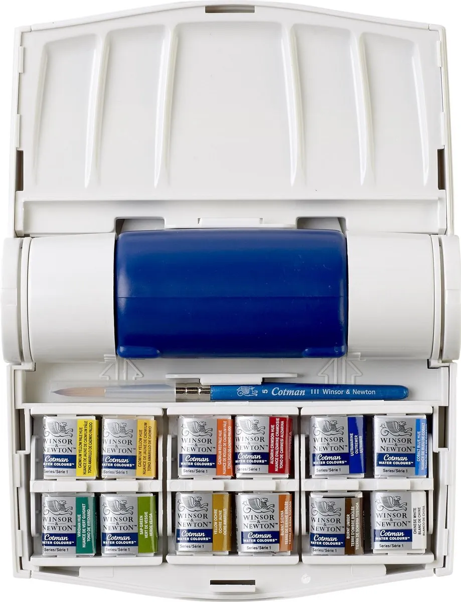 Winsor & Newton Cotman Field Plus Aquarelset 12 Kleuren