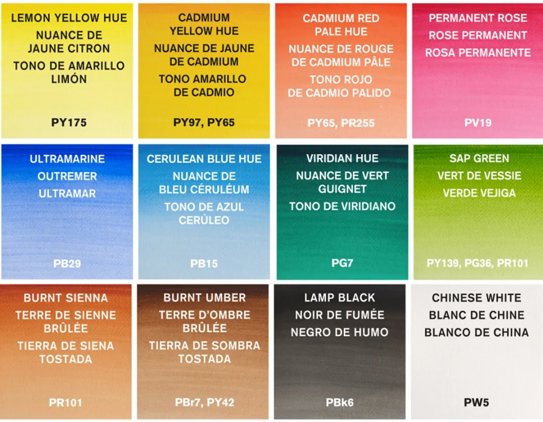 Winsor & Newton Cotman Field Plus Aquarelset 12 Kleuren
