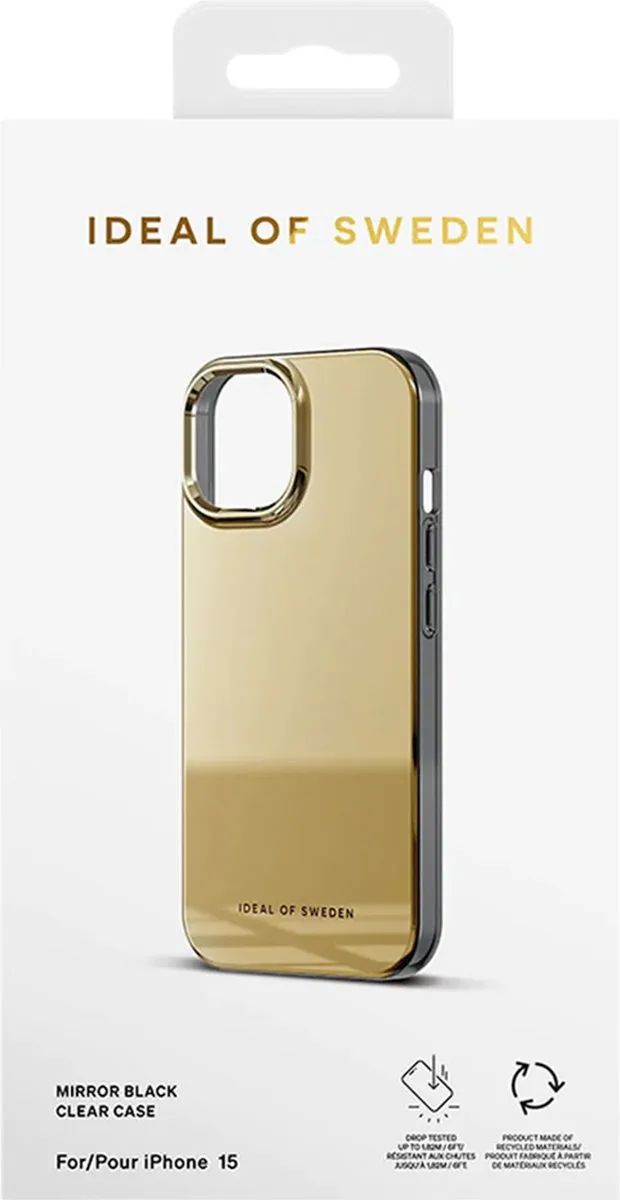 iDeal of Sweden Mirror Case iPhone 15 - Goud - IDCLC-I2361-487