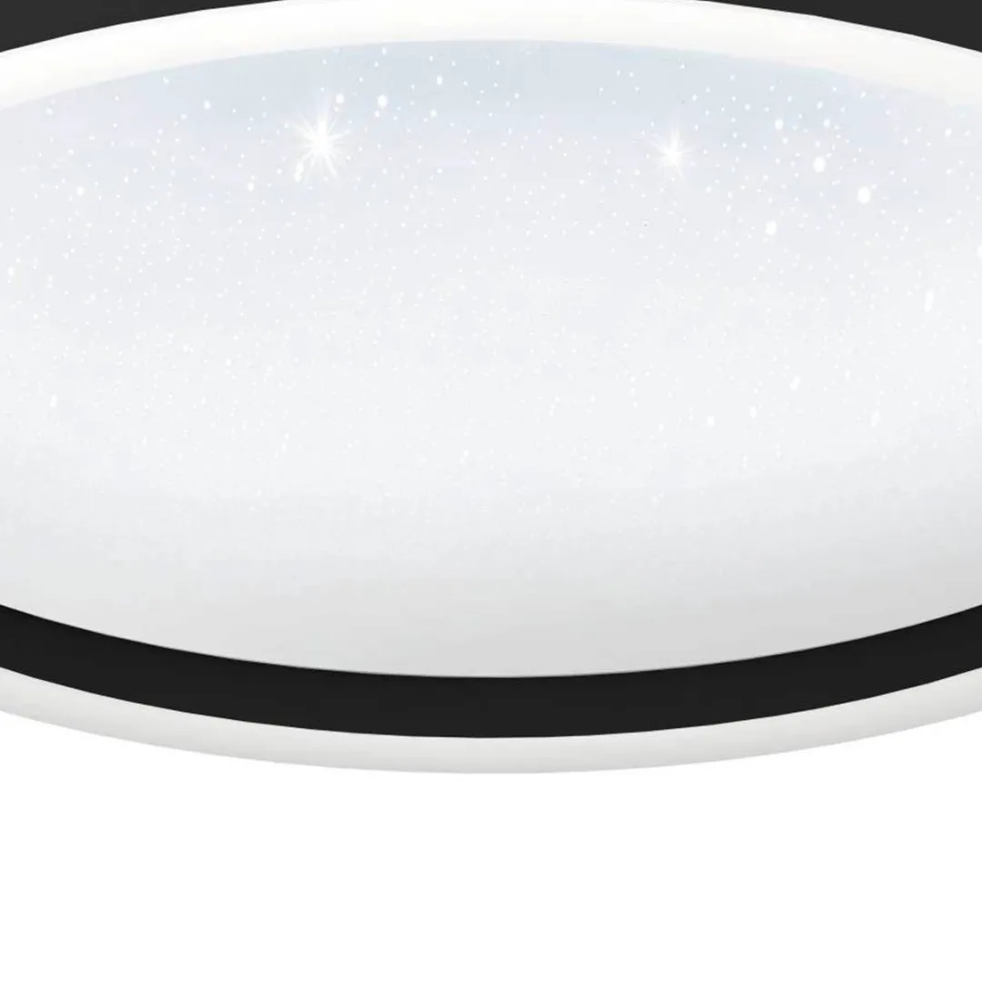 EGLO connect.z Montemorelos-Z Plafondlamp - Ø42cm - Zwart/Wit - RGB & Wit - Zigbee