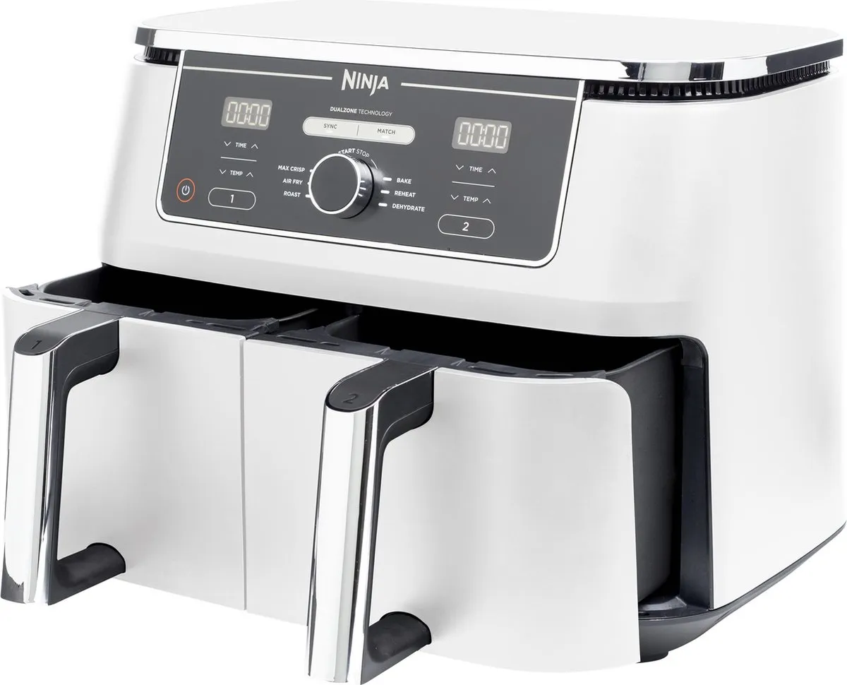 Ninja Foodi AF400EUWH Dubbele Airfryer XXL