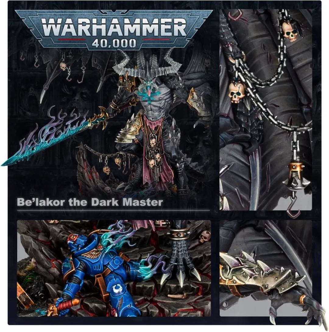 Games Workshop Chaos Daemons Be'lakor the Dark Master - 85 Onderdelen