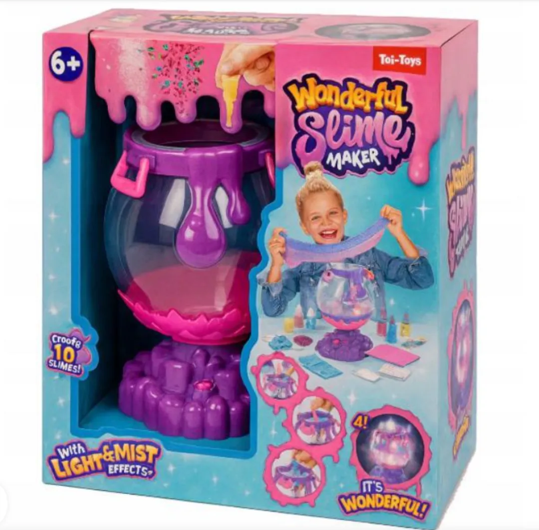 Toi-Toys Wonderful Slime Maker Ketel - Roze/Paars/Multicolor