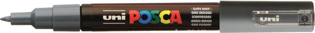 Posca Uni Posca PC1MC Verfmarker - Leigrijs