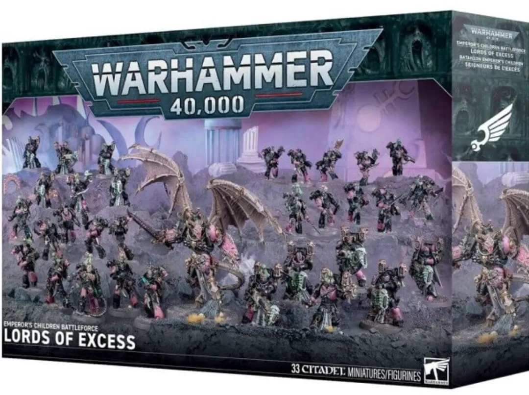 Warhammer 40k Emperor's Children Battleforce Lords of Excess 37-12