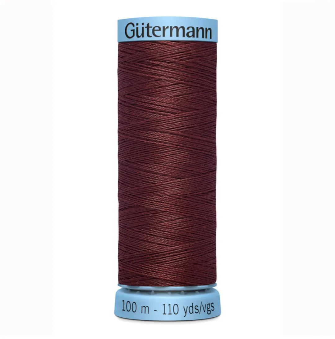 Gutermann Zijde Garen 100m - Zwart/Grijs/Wit
