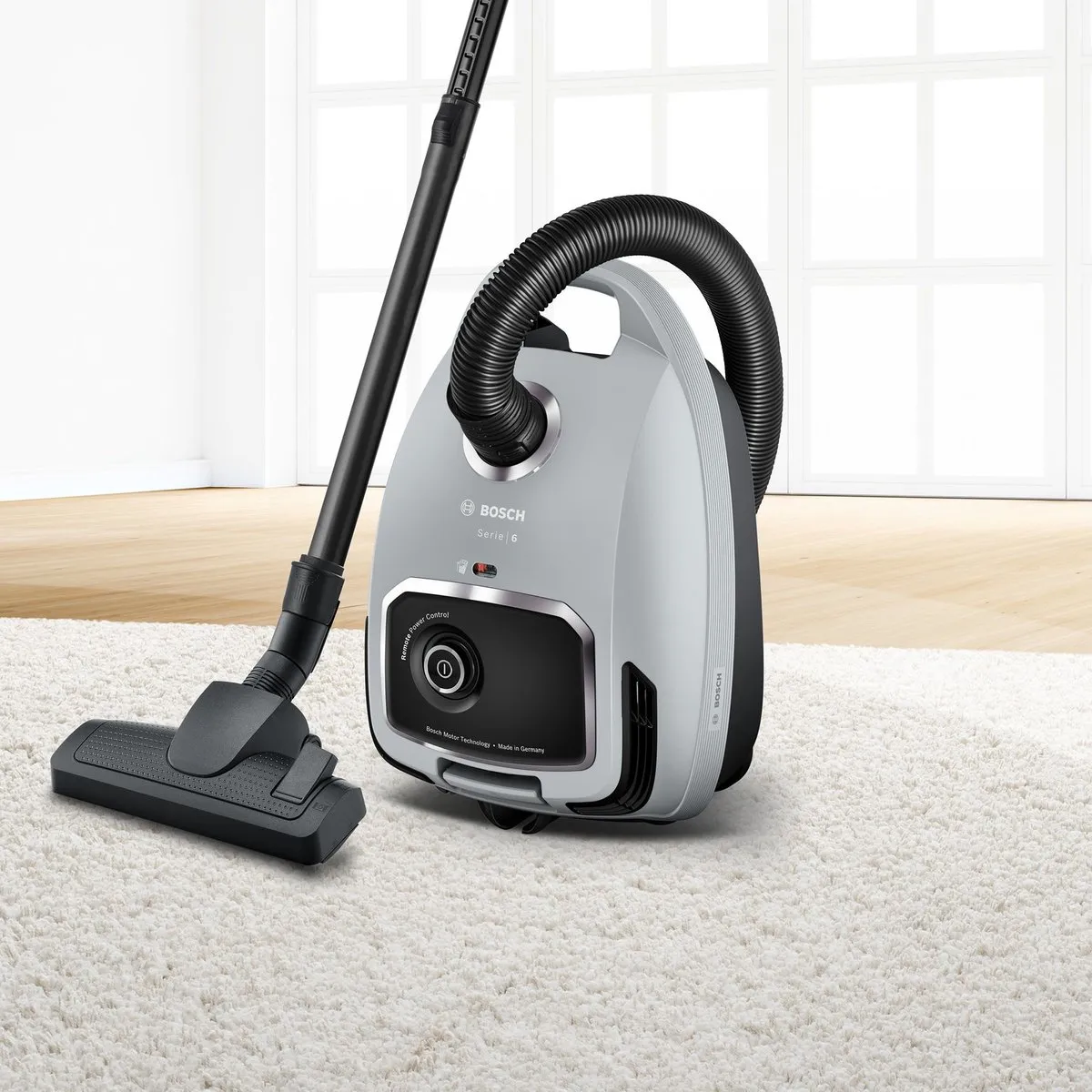 Bosch BGB6X330 Serie 6 Stofzuiger met zak - Grijs - afbeelding 6 van 6