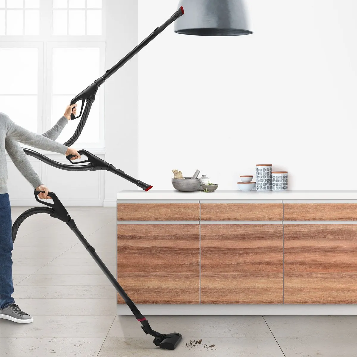 Bosch BGB6X330 Serie 6 Stofzuiger met zak - Grijs