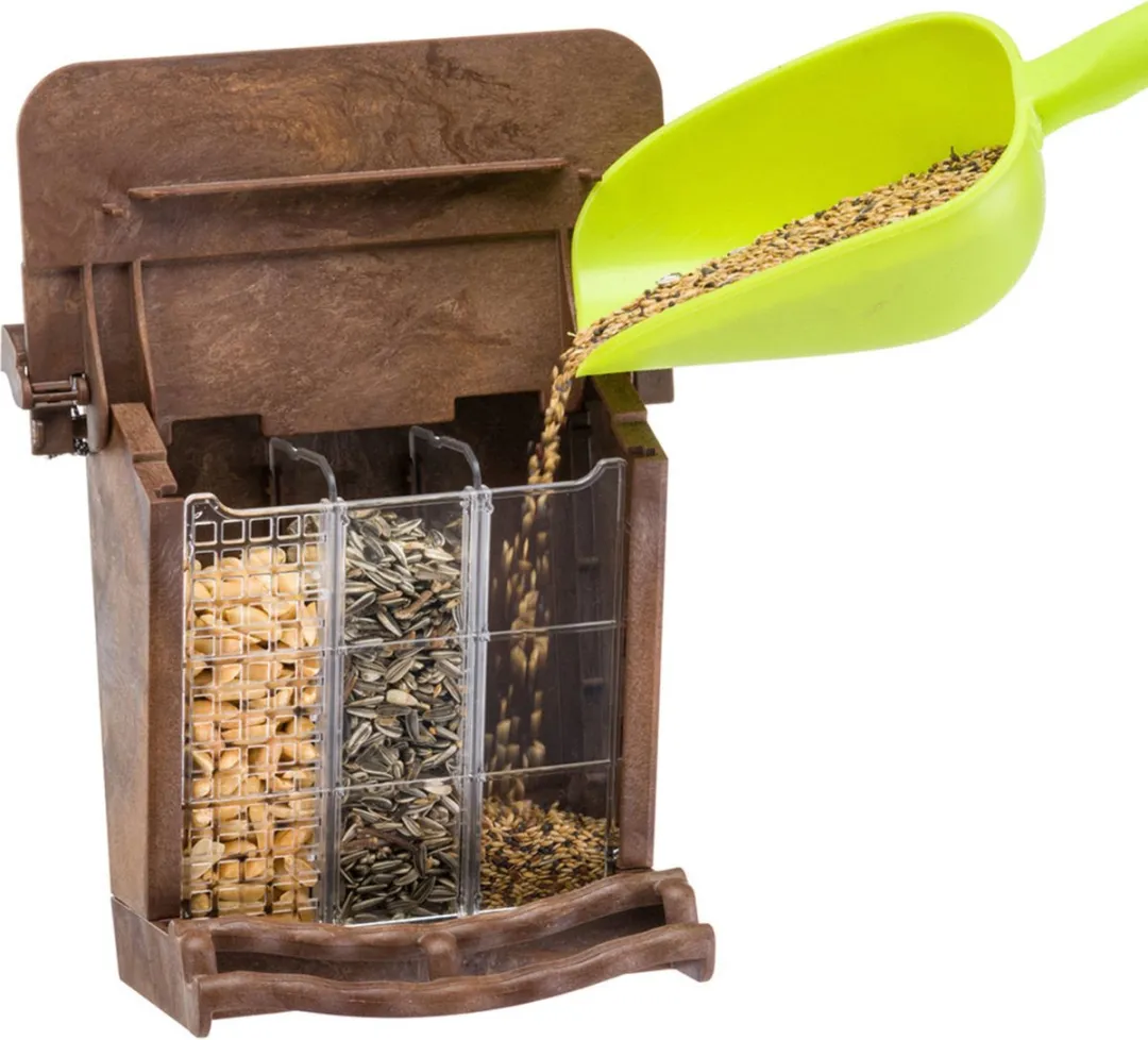 Ferplast Voedersilo Jok 11 - Voersilo - 23.5x13x23 cm Bruin