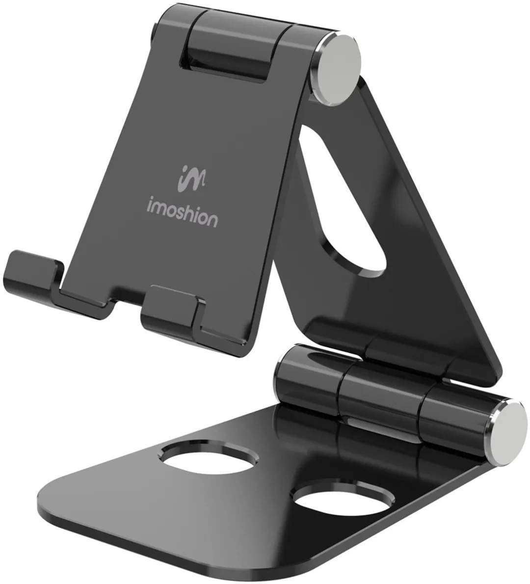 Imoshion SH00077247 Telefoon/Tablet Houder - Opvouwbaar Aluminium - 12.9 Inch - Zilver